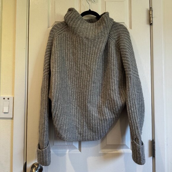 Maeve Chunky Oversized Medium Alpaca Wool Blend Sweater - Picture 9 of 10